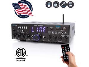 Pyle PDA4BU Bluetooth 200 Watt Multi Channel Stereo Amplifier Audio Receiver Pyle PDA4BU Bluetooth 200 Watt Multi Channel Stereo Amplifier Audio Receiver