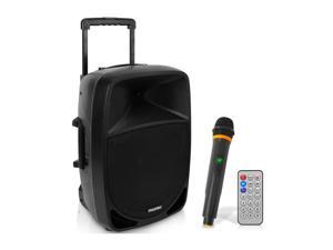Pyle PSBT125A 1200W Bluetooth Karaoke Speaker w/ Wireless Microphone & Remote