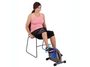 Stamina Compact Adjustable Mini Exercise Bike w/ Smooth Pedal System, Blue