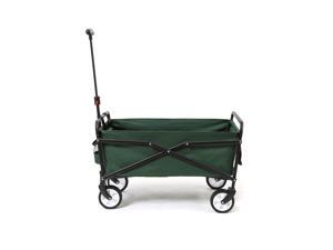 Heavy Duty Compact Folding 150 lb Capacity Utility Cart, Green