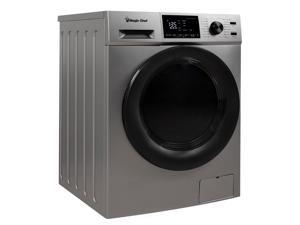 Magic Chef MCSCWD27S5 2.7 Cu Ft Front Load Washer And Dryer Combination, Silver Magic Chef MCSCWD27S5 2.7 Cu Ft Front Load Washer And Dryer Combination, Silver