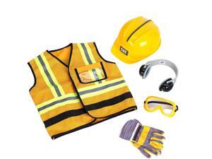 Theo Klein Caterpillar Construction Worker Costume Vest Set for Ages 3 and Up Theo Klein Caterpillar Construction Worker Costume Vest Set for Ages 3 and Up