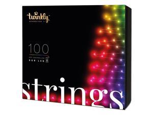 Twinkly 100 LED Multicolor String Lights Bundle with USB Powered Music Player