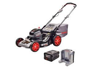 Powerworks 2503513AZ 21-inch 60V Brushless Push Mower with 5Ah Battery & Charger Powerworks 2503513AZ 21-inch 60V Brushless Push Mower with 5Ah Battery & Charger