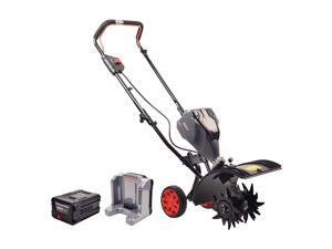Powerworks TL60L2510PW 60V 8-Inch Brushless Tiller with 2.5Ah Battery & Charger Powerworks TL60L2510PW 60V 8-Inch Brushless Tiller with 2.5Ah Battery & Charger