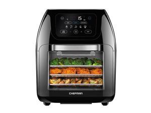 Convecti Air Fryer Oven,15.3Qt Large Toaster Oven with Touch Screen LED Digital 