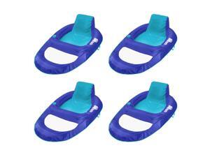 SwimWays Spring Float Recliner XL Floating Swimming Pool Lounge Chair (4 Pack) SwimWays Spring Float Recliner XL Floating Swimming Pool Lounge Chair (4 Pack)