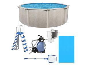 Aquarian Phoenix 15ft x 52in Above Ground Swimming Pool w/Pump and Pool Ladder