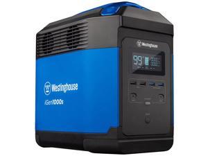 Westinghouse Portable Power Station with Solar Power for Outdoor Events, Blue Westinghouse Portable Power Station with Solar Power for Outdoor Events, Blue