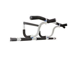 Ultimate Body Press PLB-XL Home Gym Fitness Elevated Doorway Pull Up Bar, White