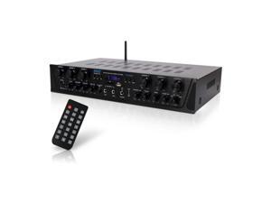 Pyle PTA66BT Bluetooth Home Audio 600 Watt 6 Channel Amplifier Stereo Receiver