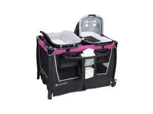 Baby Trend Retreat Portable Nursery Center with Baby Changing Table, Purple