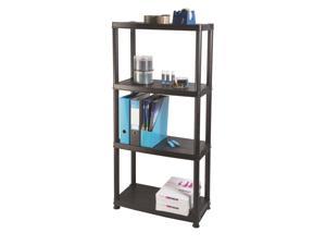 Ram Quality Products Primo 12 inch 4-Tier Plastic Storage Shelves