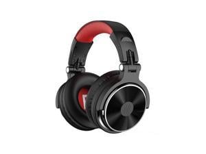 OneOdio Pro 10 Over Ear 50mm Driver Wired Studio DJ Headphones Headset Red