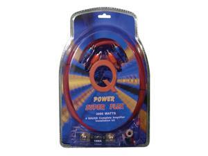 QPower 4GAMPKIT-SFLEX Super Flex 4 Gauge 3000 Watt Amplifier Wiring Amp Kit