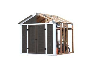 EZBUILDER 6'–14’ Width Storage Shed Garage Barn Peak Roof 2x4 DIY EZ Framing Kit