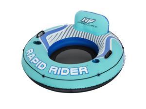 Bestway Hydro-Force Comfort Plush Rapid Rider Single River Tube Float, 48 Inch