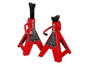 Torin Big Red 12 Ton Capacity Ratchet Style Heavy Duty Steel Jack Stands, 1 Pair