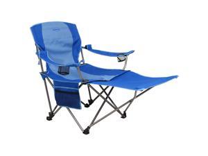 GoTEAM 3 Seat Portable Folding Bench/Couch Blue/Gray