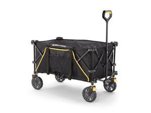 Gorilla Carts 7 Cubic Feet Foldable Utility Wagon with Oversized Bed
