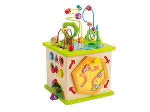 Hape Country Critters Wooden Children's Play Cube Activity Block Toy