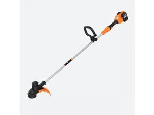 WORX WG183 13 Inch Cordless String Trimmer with Battery Charger, Black & Orange