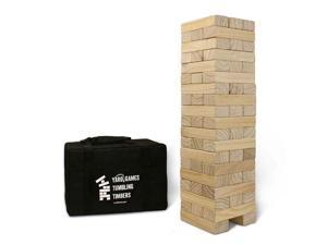 YardGames Giant Tumbling Timbers Wood Stacking Game with 56 Blocks (For Parts)