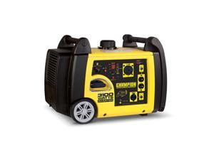 Champion 3100 Watt Portable Wireless Start Generator w/ Vinyl Cover, Gray Champion 3100 Watt Portable Wireless Start Generator w/ Vinyl Cover, Gray