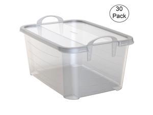 Life Story Clear Stackable Closet Organization & Storage Box, 55 Quart (30 Pack) Life Story Clear Stackable Closet Organization & Storage Box, 55 Quart (30 Pack)