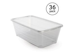 Life Story 5.5 Quart Protective Clear Plastic Storage Shoe Box w/ Lid | 36 Pack Life Story 5.5 Quart Protective Clear Plastic Storage Shoe Box w/ Lid | 36 Pack