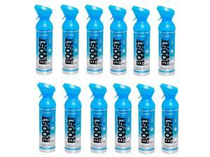 Boost Oxygen Portable 10 Liter Canned Oxygen Canister, Peppermint (12 Pack)