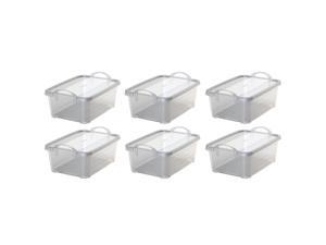 Life Story Clear Closet Organization Storage Box Container, 14 Quart (6 Pack) Life Story Clear Closet Organization Storage Box Container, 14 Quart (6 Pack)