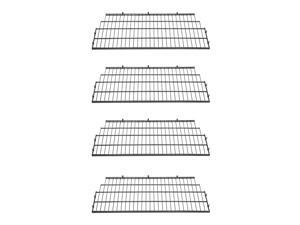 Suncast BMSA7S Vertical Storage Shed Metal Wire Shelf Rack Shelving (4 Pack) Suncast BMSA7S Vertical Storage Shed Metal Wire Shelf Rack Shelving (4 Pack)