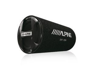 Alpine SWT-12S4 1500 Watt Single 12 Inch Sealed Subwoofer Tube Enclosure, Black