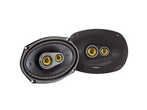 Kicker CS Series 150 Watt 6 x 9 Inch Car Audio Coaxial Speaker Pair, Yellow