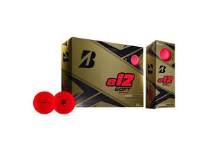 Bridgestone Golf Co. E12 Soft (MATTE RED) Golf Balls Bridgestone Golf Co. E12 Soft (MATTE RED) Golf Balls