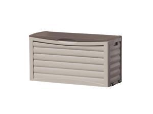 Suncast 63 Gallon Outdoor Patio Deck Resin Storage Organization Chest Box, Taupe Suncast 63 Gallon Outdoor Patio Deck Resin Storage Organization Chest Box, Taupe