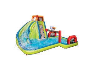 banzai slide n soak splash park inflatable outdoor kids water park play center