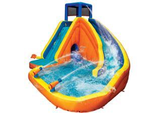 Banzai 90494 Sidewinder Falls Inflatable Water Slide with Tunnel Ramp Slide Banzai 90494 Sidewinder Falls Inflatable Water Slide with Tunnel Ramp Slide