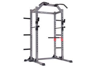 Body Flex Sports Body Power Deluxe Rack Cage Home Workout Station w/ Floor Mount Body Flex Sports Body Power Deluxe Rack Cage Home Workout Station w/ Floor Mount
