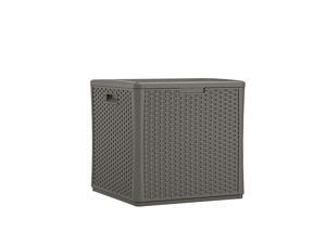 Suncast BMDB60ST 60 Gallon Resin Outdoor Patio Storage Cube Deck Box, Stoney Suncast BMDB60ST 60 Gallon Resin Outdoor Patio Storage Cube Deck Box, Stoney