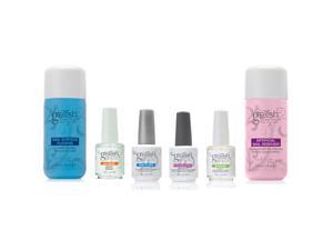 Gelish Full Size Gel Nail Polish Soak Off Remover and Cleanser Basic Care Kit