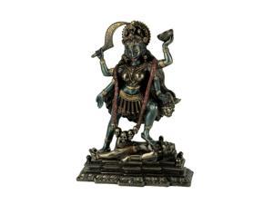 Kali Hindu Goddess Standing On Lord Shiva Statue