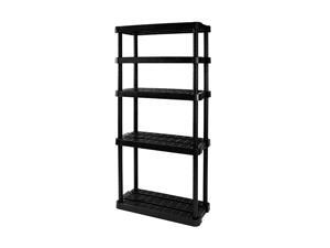 Gracious Living Medium Duty Adjustable Ventilated Storage Shelving Unit, 5 Shelf Gracious Living Medium Duty Adjustable Ventilated Storage Shelving Unit, 5 Shelf