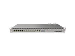 mikrotik routerboard rb1100ahx4 13x gigabit ethernet ports router maximum throughput of up to 7.5gbit