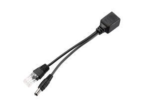 POE Splitter Power over Ethernet Splitter Adapter Black with 5.5x2.1mm DC Connector POE Splitter Power over Ethernet Splitter Adapter Black with 5.5x2.1mm DC Connector