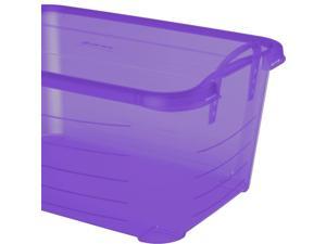 Life Story Purple Stackable Closet & Storage Box 55 Quart Containers (12 Pack) Life Story Purple Stackable Closet & Storage Box 55 Quart Containers (12 Pack)