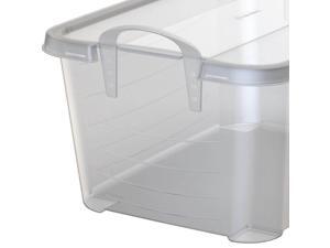 Life Story Clear Stackable Closet Organization & Storage Box, 55 Quart (8 Pack) Life Story Clear Stackable Closet Organization & Storage Box, 55 Quart (8 Pack)