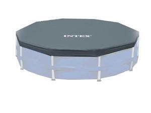 Intex 12 Foot Round Above Ground Swimming Pool Cover (Pool Sold Separately) Intex 12 Foot Round Above Ground Swimming Pool Cover (Pool Sold Separately)