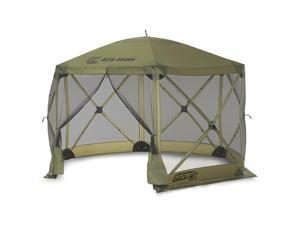 CLAM Quick-Set Escape 11.5 x 11.5 Ft Portable Outdoor Camping Shelter, Green CLAM Quick-Set Escape 11.5 x 11.5 Ft Portable Outdoor Camping Shelter, Green